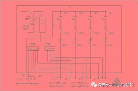 家用配电箱接线图详细信息